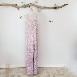 Baileys blossom blush animal print jumpsuit